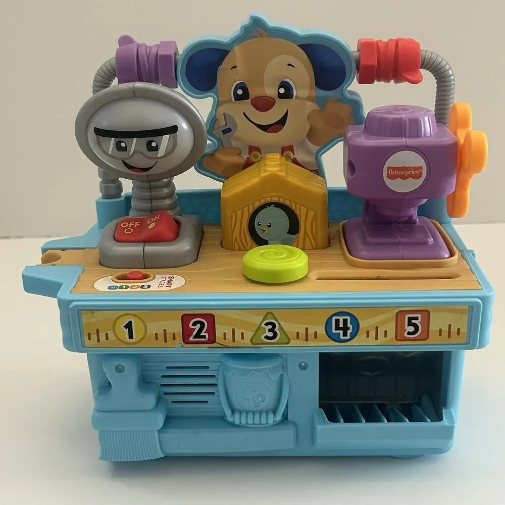 Fisher Price Laugh And Learn Busy Learning Tool Bench Toy Interactive Incomplete